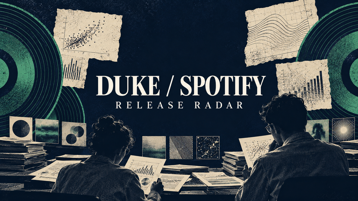 Duke Pilot Finds Undisclosed AI Artists in Spotify’s Release Radar — original editorial illustration
